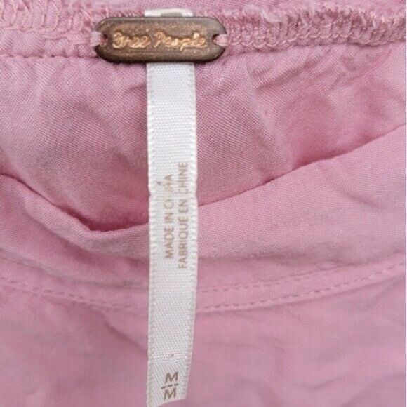 Free People Sweetest Thing Thermal Embroidered Top Women's Size Medium - Picture 3 of 12